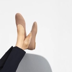 Everlane the Italian Leather Day Glove Shoe Flat Tan 39/8.5